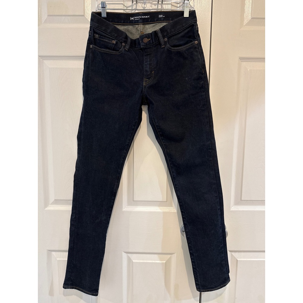 Banana Republic Legacy Jeans Skinny Fit Dark Wash Denim 31x34